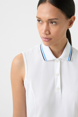 Alessia Functional Sleeveless Polo Shirt