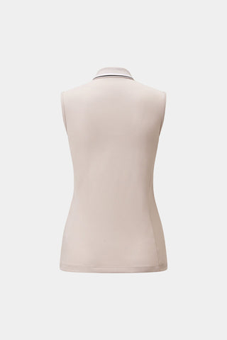 Alessia Functional Sleeveless Polo Shirt
