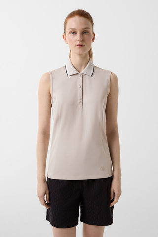 Alessia Functional Sleeveless Polo Shirt