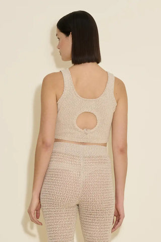 Cenci Crochet Knit Top