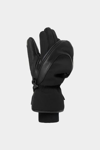 Leather 3-Way Open Mittens