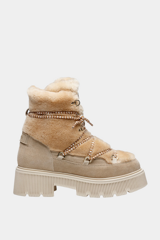 Turin 9 Suede Leather/Shearling With Shearling Lining Boots