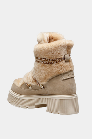 Turin 9 Suede Leather/Shearling With Shearling Lining Boots