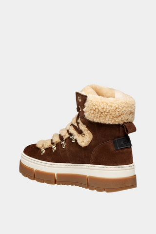 Vaduz S 5 Suede Leather/Shearling With Spike Boots