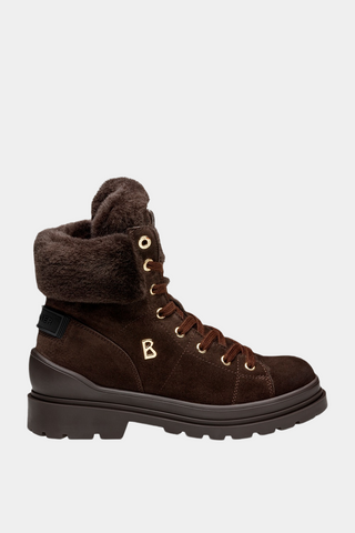 St.Moritz S 23 Suede Leather/Shearling With Spike Boots