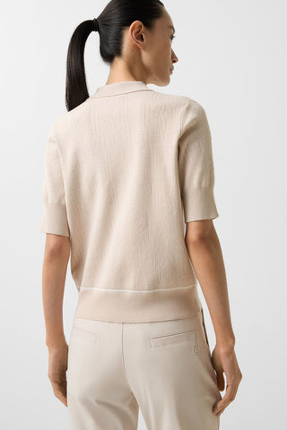 Maia Functional Knitted Polo Shirt