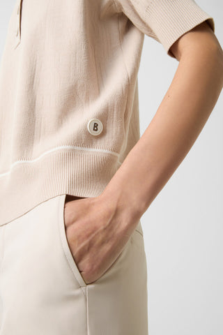 Maia Functional Knitted Polo Shirt