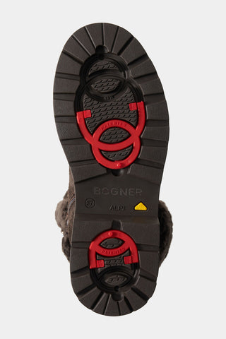 St.Moritz S 23 Suede Leather/Shearling With Spike Boots