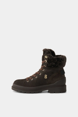 St.Moritz S 23 Suede Leather/Shearling With Spike Boots