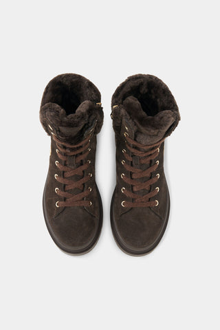 St.Moritz S 23 Suede Leather/Shearling With Spike Boots