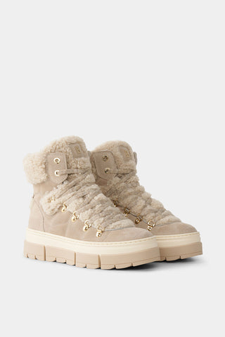 Vaduz S 5 Suede Leather/Shearling With Spike Boots