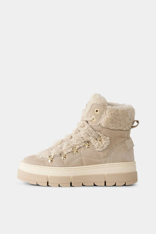 Vaduz S 5 Suede Leather/Shearling With Spike Boots