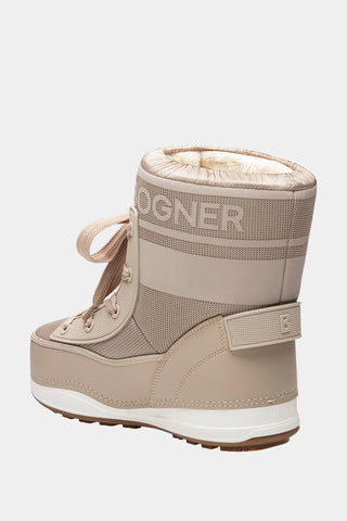 La Plagne 21 Faux Leather/Printed Fabric With Michelin Rubber Sole Boots